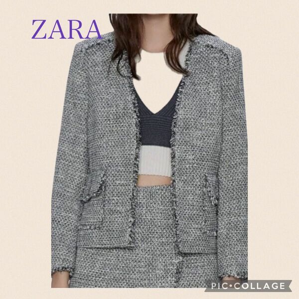 ZARA ツイードジャケット　Mサイズ