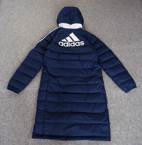  last 1 point! postage 1040 jpy ~* new goods * regular price 22000 jpy *adidas* Adidas *Tiro 21 Long Down Coat* long down coat * dress length 105* navy blue *M