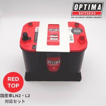 OPTIMA レッドトップ LN2/L2用 上部ステー止めセット 925S-L / RT R-3.7L (GWI正規品3年保証)_画像1