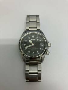 【E/F443751】SEIKO Alpinist 4S15-6000 セイコー アルピニスト 黒文字盤 自動巻き ※稼働品