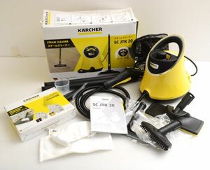 M009K13T//KARCHER ケルヒャー 家庭用 スチームクリーナー SC JTK20 / 元箱 アクセサリーセット付き　※現状品