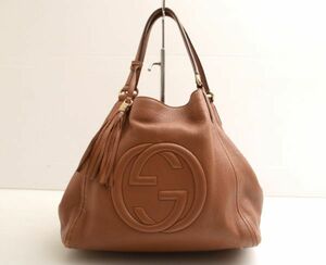 N167M22T　GUCCI★グッチ★282309★タッセル★フリンジ★ソーホー★トートバッグ★肩掛けバック★ブランドバッグ ※現状品 ※劣化あり