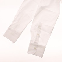 ■ HITOYOSHI 人吉 シャツ ドレスシャツ 長袖 トップス ツイル セミワイド メンズ 42/84 ホワイト タグ付き 未使用_画像6