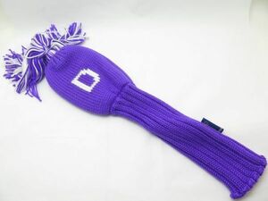 在庫処分■未使用■スティッチ■STITCH■solid knit■ニットヘッドカバー■ドライバー用■purple/white■US■パッケージ無し