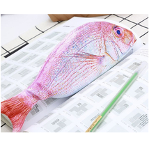 お魚ペンケース 2点セット ポーチ 新品 筆箱 財布(小銭入れ) a 鯛 赤魚 南国の魚 トロピカルフィッシュ さかな_画像6