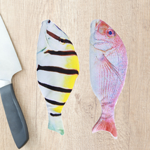 お魚ペンケース 2点セット ポーチ 新品 筆箱 財布(小銭入れ) a 鯛 赤魚 南国の魚 トロピカルフィッシュ さかな_画像4