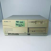 98-20 NEC PC-9821Xs/C8W HDD欠 MEM 640Kb + 36864Kb FDよりMS-DOS6.2の起動できました_画像1