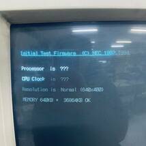 98-20 NEC PC-9821Xs/C8W HDD欠 MEM 640Kb + 36864Kb FDよりMS-DOS6.2の起動できました_画像6