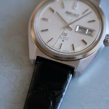 極上美品 デッドストック Grand Seiko 61GS グランドセイコー 6146-8000 SS 自動巻き タグ・GS尾錠・箱付 デイデート アンティーク時計_画像4