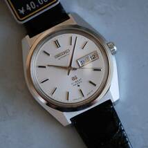 極上美品 デッドストック Grand Seiko 61GS グランドセイコー 6146-8000 SS 自動巻き タグ・GS尾錠・箱付 デイデート アンティーク時計_画像3