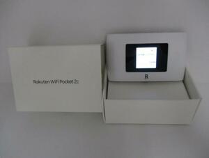 ☆ Rakuten WiFi Pocket 2C ZR03M WHITE モバイルルーター 楽天 ポケットWi-Fi 白 ホワイト 利用制限◯ S4012701