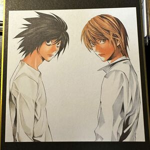 death note デスノート展　入場特典色紙　L 