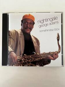 【CD】【'88 国内盤 帯なし】【ワンホーン 名盤】GEORGE ADAMS / NIGHTINGALE