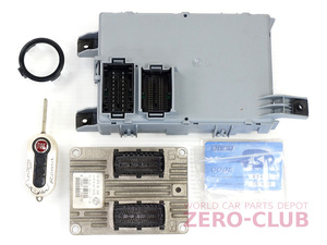 『FIAT 500 31212 169A4 AT用/純正 エンジンコンピューターセット ECU』【2085-78871】