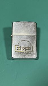 zippo ジッポ \\\ \\ 1985年製 オイルライター クロムサテーナ ビンテージ キャンドボトム アメリカ仕様