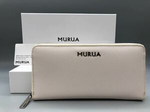 T01054　MURUA 長財布 財布 ラウンド ラウンドファスナー長財布 ピンク レディース