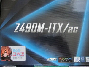ASRock Z490M-ITX/ac Z490 LGA1200 DDR4 USB3.2 SATA6Gb/s Mini-ITX