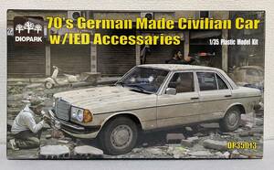  after market sticker attaching 1/35 large o park Germany . interval sedan ( Benz W123)IED attaching not yet constructed goods passenger vehicle 