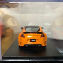 440 完成品 1/43　ハイストーリープレミアム　日産　フェアレディZ　Z34　2009　オレンジ 模型 完成品 ミニカー_画像7