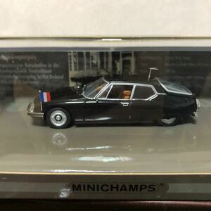 165 1/43 ミニチャンプス ポリティカルリーダーズシリーズNo.5 Citroen SM 1970-1974 Jean Sauvagnargues/シトロエン sm ミニカー 模型