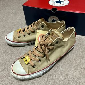 CONVERSE ALL STAR NYLON OX 8(26.5cm) コンバース オールスター ナイロン 2003年 当時物 シャンパン 日本製の画像1