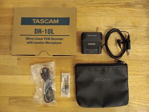 [新品同様] TASCAM ピンマイクレコーダー/DR-10L 黒
