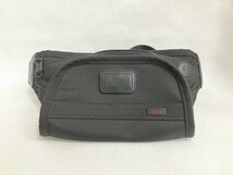 ☆1円～ 良品 TUMI トゥミ ウエストポーチ ブラック/バリスティックナイロン/ウエストバック/ボディバッグ☆_画像1