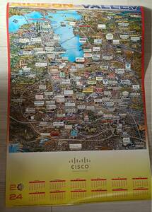 シスコ シリコンバレーカレンダー2024、 Cisco SILICON VALLEY callendar 2024