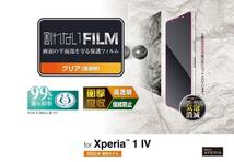 Xperia 1 IV（SO-51C　SOG06 ） 衝撃吸収・高透明フィルム_画像2