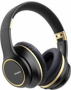 【新品・未使用】Srhythm NC15 ヘッドホン Bluetooth 5.0 ノイズキャンセリング ワイヤレス ヘッドフォン マイク付き 黒 ブラック 音楽