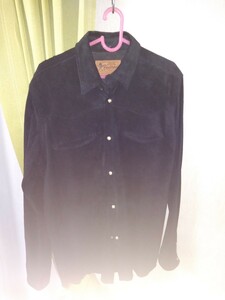 ルードギャラリーブラックレベル　レザーシャツ　XL 