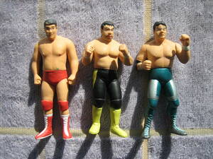 昔のガチャガチャ　ユージン 全日本プロレス3人まとめて　三沢光晴　川田利明　田上明　中古品