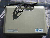 中古・動作品　業務用騒音計　リオン製 型番NL-20　計1式　専用ケース付属　RION社製　単三乾電池4本で使用可能_画像1