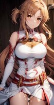 ▲ アスナ(SAO) 15064▲コスプレ▲タペストリー・抱き枕カバー系・超大バスタオル・毛布・ポスター▲超大105×55cm_画像2