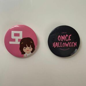 twice onceHalloween 缶バッジ モモ