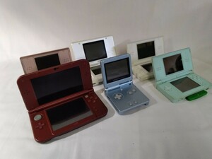 ジャンク品 ニンテンドー3DS DS ゲームボーイ アドバイス6台まとめて 任天堂 ゲーム 本体 動作未確認 部品取り パーツ