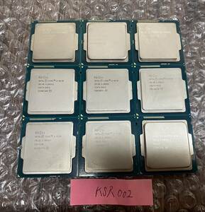 KSR002:Intel CPU Core i5-4440 1個/i5-4460 1個/i5-4460S 1個/i5-4570 3個/i5-4590 ３個　計9個