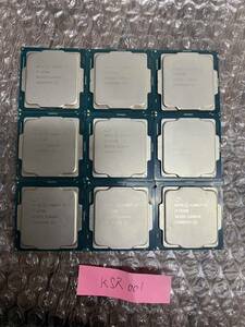 KSR001:Intel CPU Core i7-8700 3.20GHz SR3QS 計９個