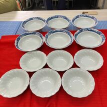 【中皿 小皿 深皿 陶器②】和食器 レトロ 白磁【B2-1①】0126_画像1