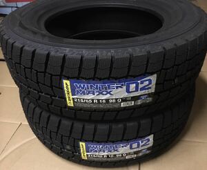 ■送料無料 2023年製 ■ ダンロップ WM02 215/65R16 98Q　2本　215/65/16 215/65-16 30アルファード ヴェルファイア