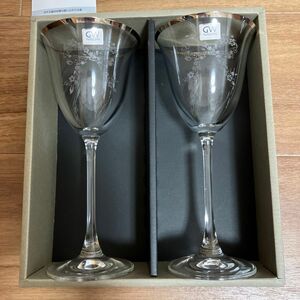 ナルミ　フェリシータ　リボン　ワイングラス　新品　未使用 ペアワイングラス