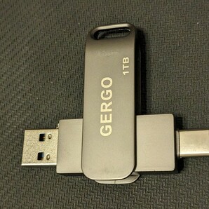 0601u1943 GERGO USBメモリ 1TB 2IN1 USB3.0＆Type-C の画像2