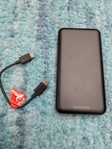 0601u2622　エレコム モバイルバッテリー 10000mAh ブラック EC-C03BK