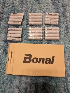 0601u3047　BONAI 単4電池 充電池 単4形ニッケル水素充電池 24個パック 高容量1100mAh 約1200回使用可能