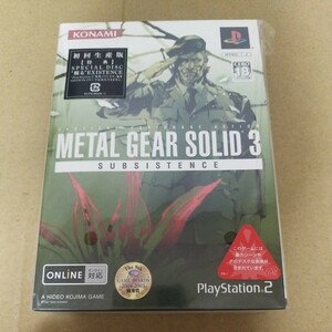 【新品未開封】PS2 メタルギアソリッド３ サブディスタンス