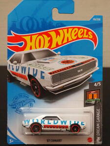 HOT WHeeLs 67 CHEVY CAMARO 白 カマロ ミニカー ART WORK グラフィックデザイン マッスルカー MUSCLE CAR ホットウィール