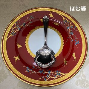 【米国製/スターリングシルバー】アール・ヌーヴォー 純銀 キャンディスプーン スプーン「菊」