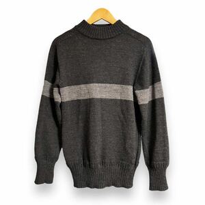 KAPTAIN SUNSHINE border knit キャプテンサンシャイン 38 ウール ボーダーニット 茶色