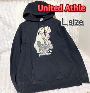 United Athle プリンセス　タトゥー　パーカー　フーディー　Ｌサイズ　ユニセックス