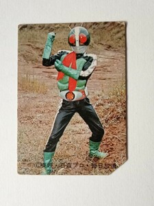 仮面ライダー３５　仮面ライダーカード73　仮面ライダーのひみつ　毎日放送NET他２5局ネットカルビー製菓トレーディングカード石ノ森章太郎